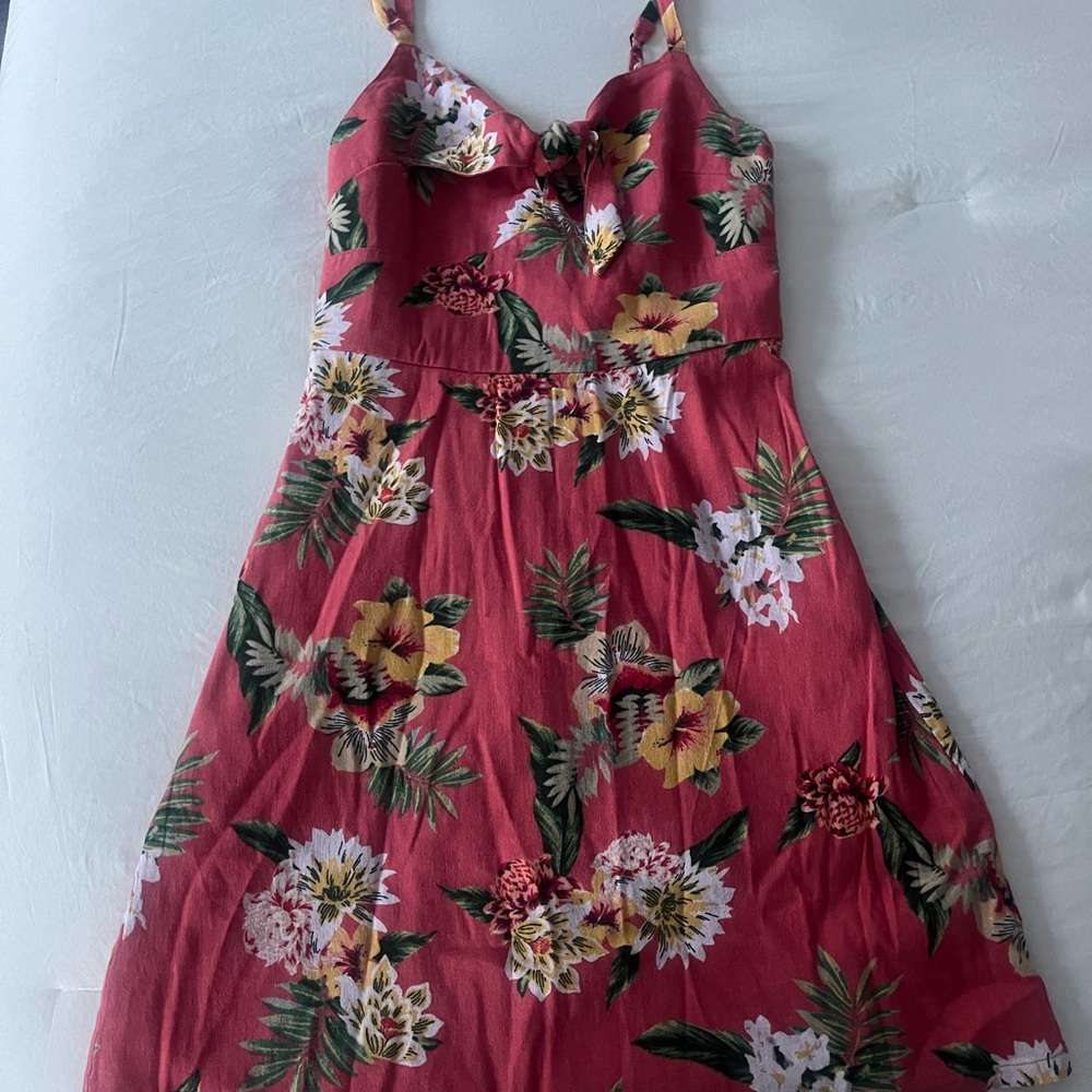 Hollister Pink Floral Dress